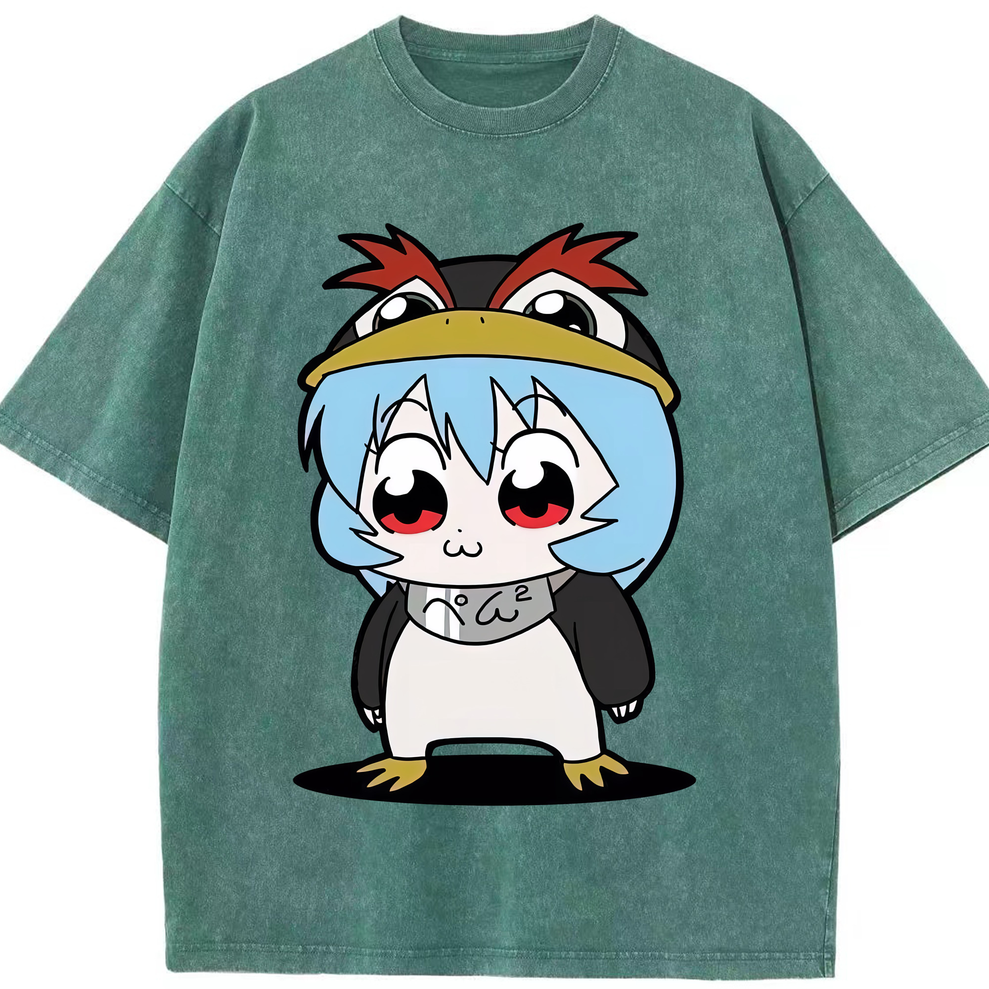 （画像用） EVA 新世紀エヴァンゲリオン 綿100% ヴィンテージ風 半袖Tシャツ（フロントプリント）